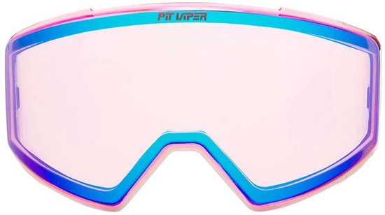 Pit Viper The Exec Bn5000 Skibril Zwart Red Revo/CAT3+Yellow Snow/CAT1 Man,Vrouw van Pit Viper — afbeelding 4