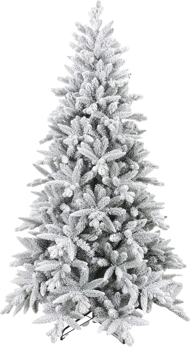 HOMCOM Kerstboom Kunststof, Metaal Ø110 x 180H cm Groen