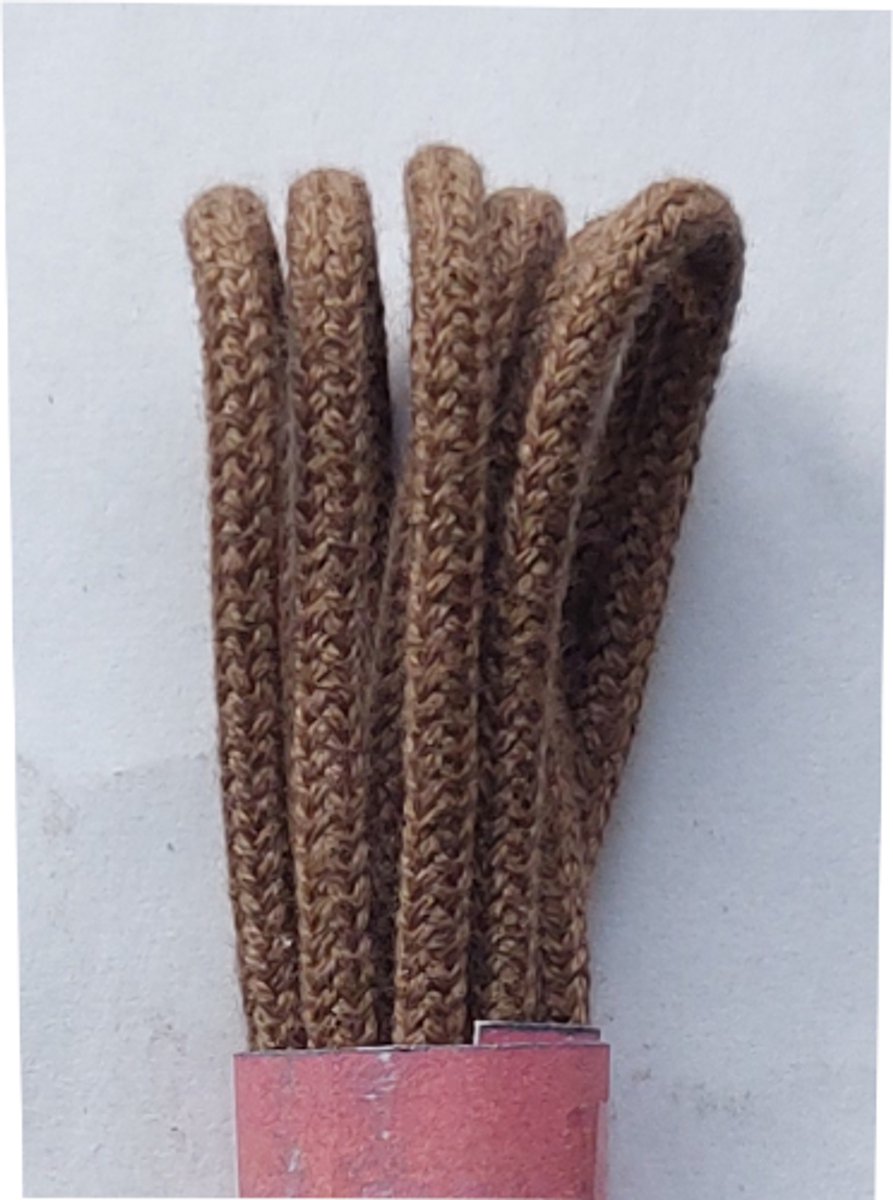 Strickers Veter - Taupe - Dun Rond - Lengte 90 cm - Dikte 2 mm - Schoenveter