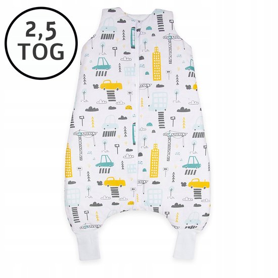 schlummersack Babyslaapzak met voeten, alle seizoenen, 2,5 TOG, Oeko