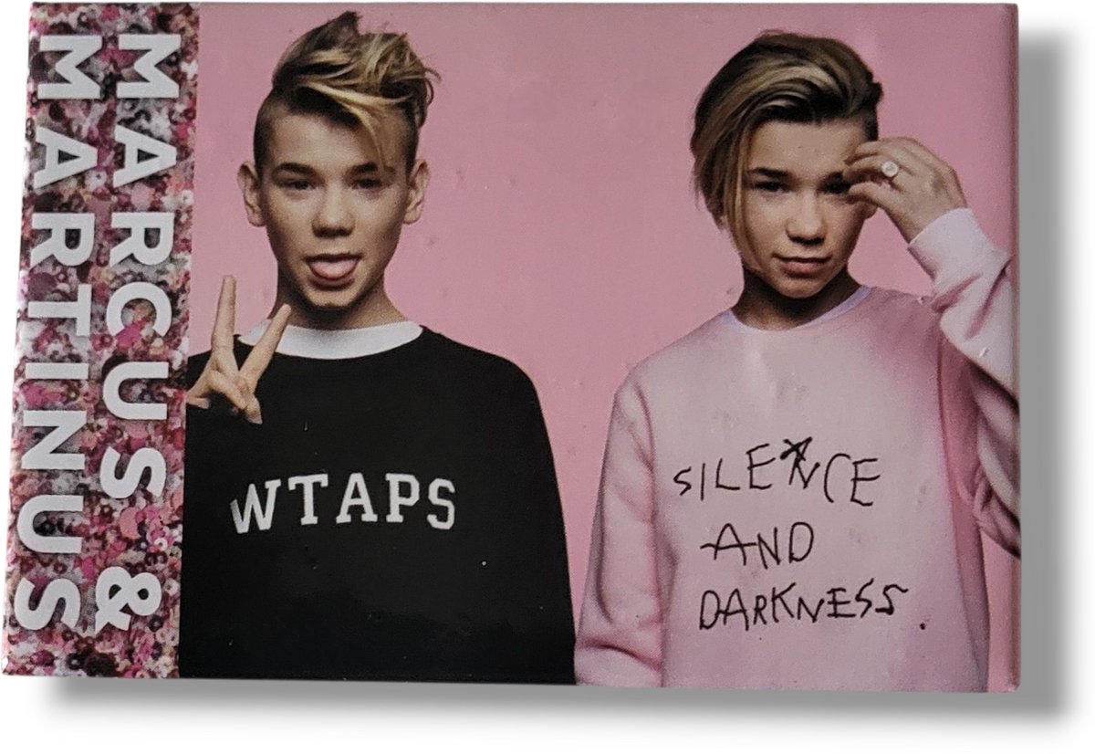 Marcus & Martinus Koelkastmagneet Pink - 78 x 55 mm