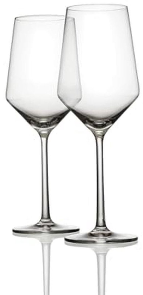 Set van 2 witte wijnglazen - Duurzaam Tritan glas, 408 ml, Makkelijk te reinigen
