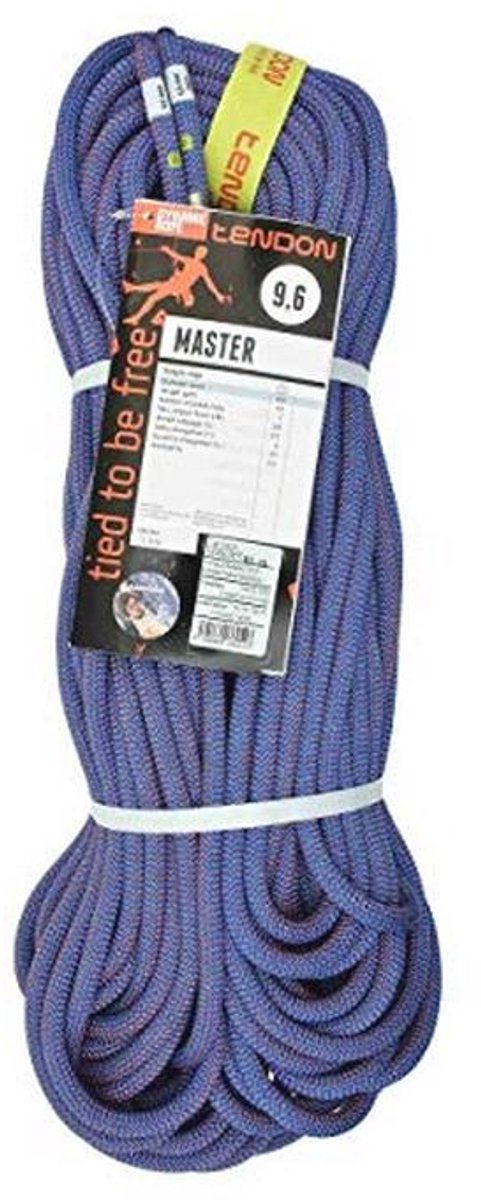 Dynamische Touw 9.6 mm - 60 m - Blauw/rood