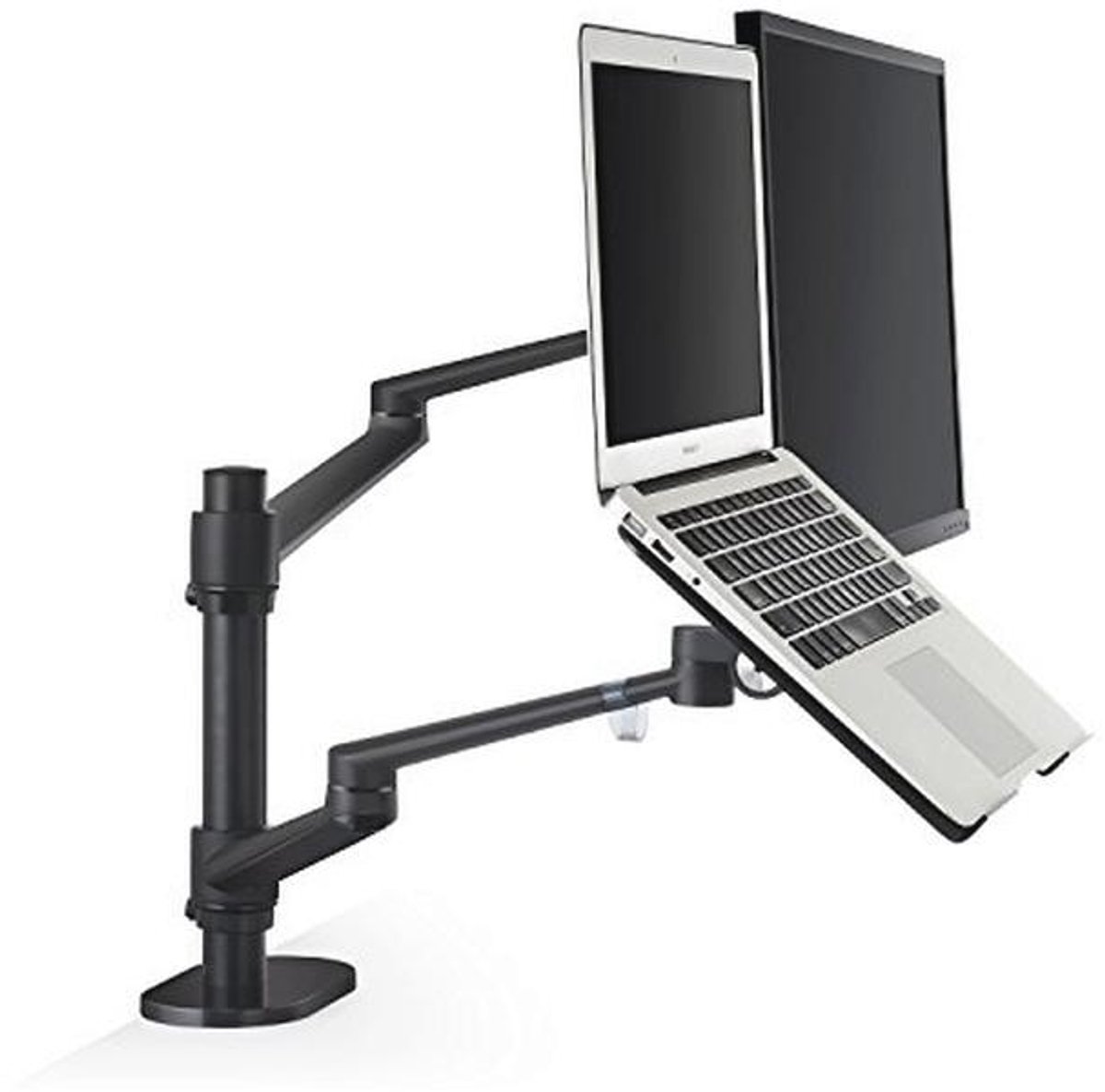Verstelbare universele monitor en laptop standaard voor bureaus