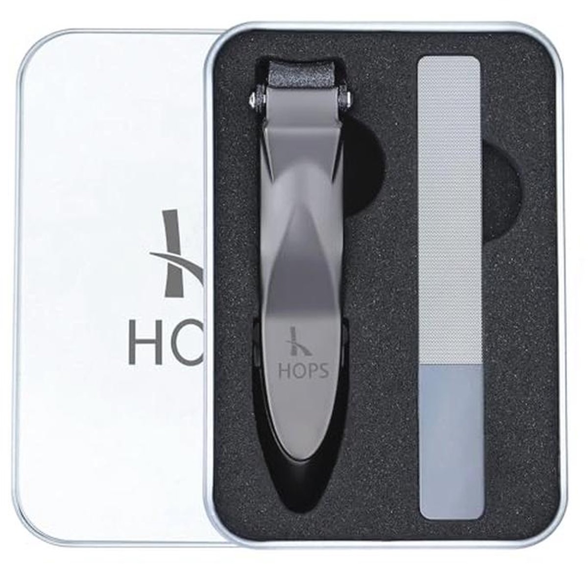 Nagelknipper met Vijl en Opvangbak - Set voor Vingernagels en Teennagels in Geschenkdoos