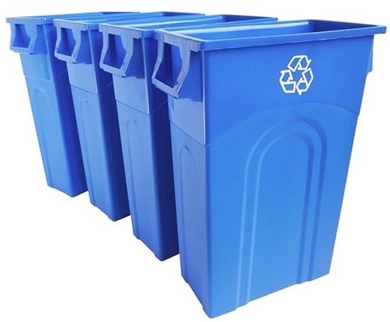 Premier Housewares 30 L pedaalemmer slanke zwarte keukenemmer prullenbakken voor keuken roestvrij staal recyclingbakken keukenbakken 65 x 30 x 36 cm
