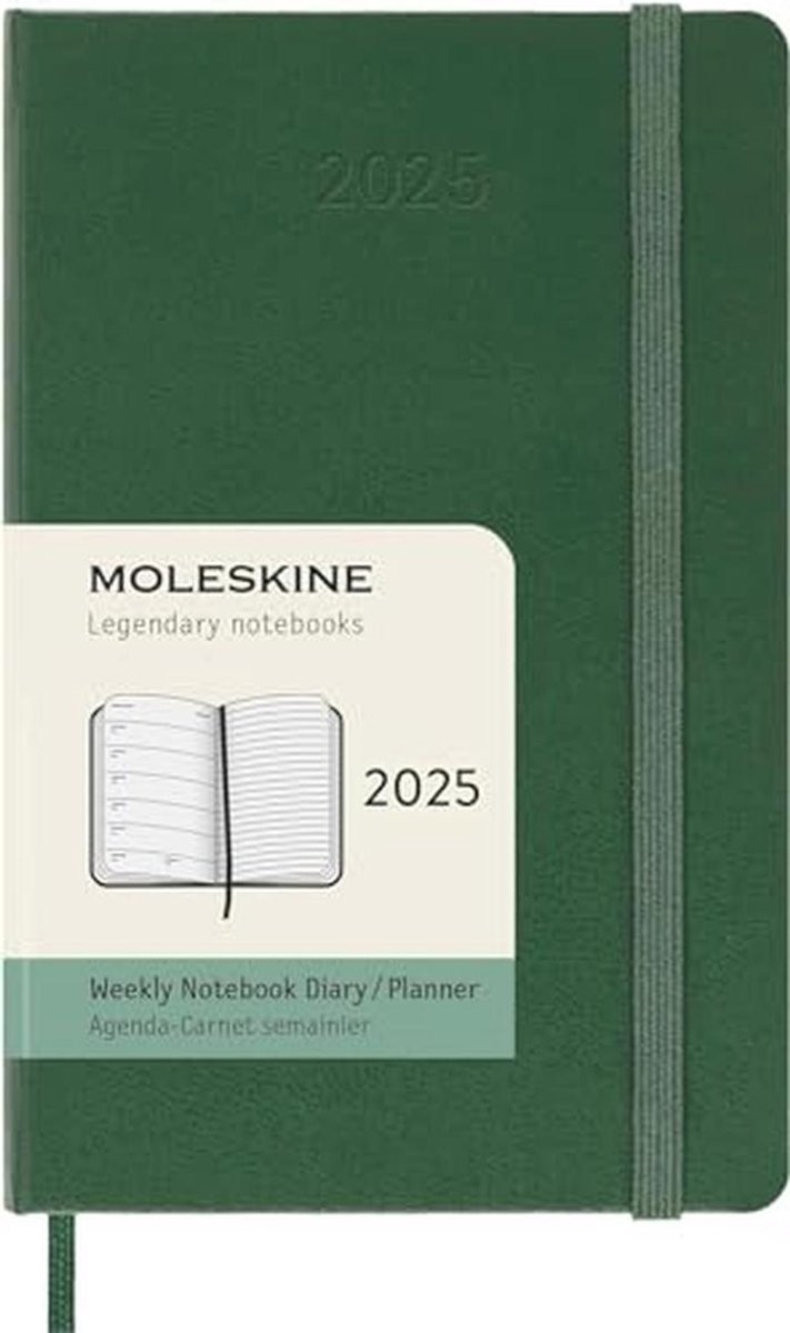 Pocketagenda 2025 - Groene Harde Kaft