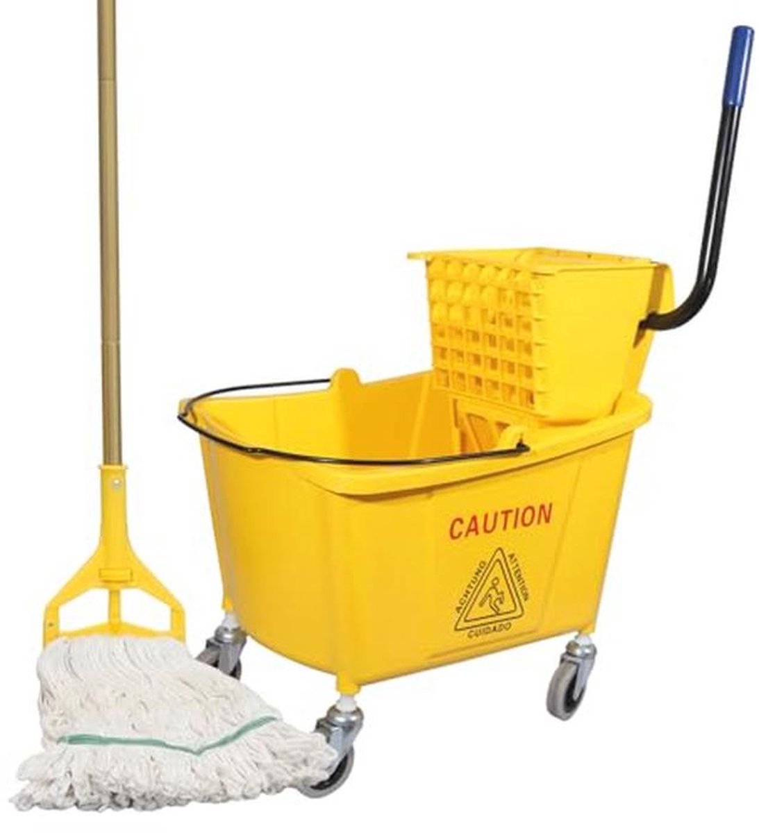 Mop Emmer met Commerciële Mop voor Gemakkelijk Schoonmaken