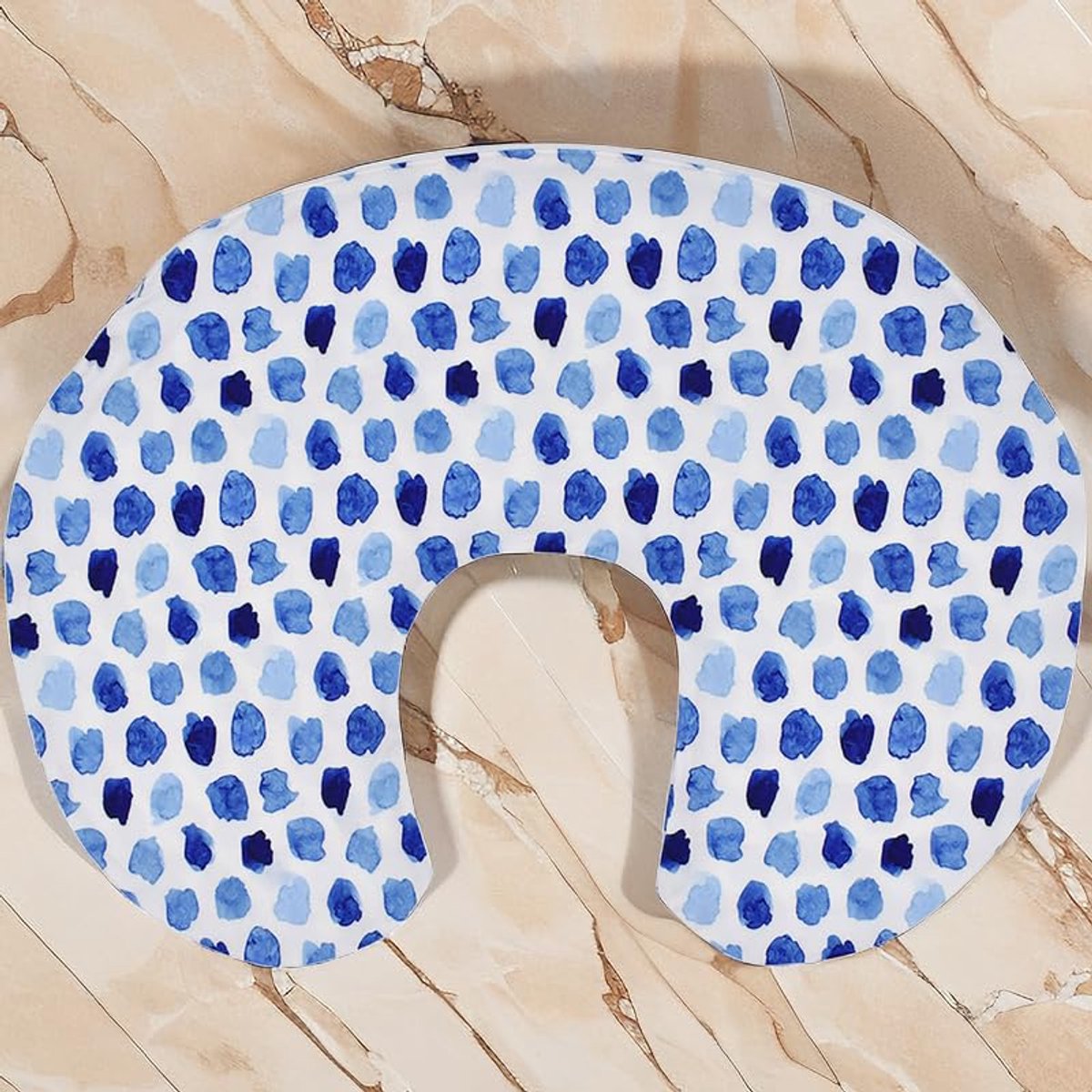 Baby Pillowcase Soft Breathable Flexible U-Shaped Nursing Pillow Cover Breastfeeding Pillowcase Easy To Clean(C)