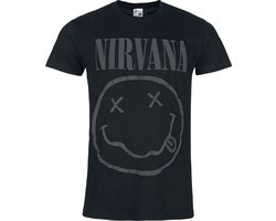 Nirvana Smile Logo 3D Druck Heren T-shirt - zwart - L