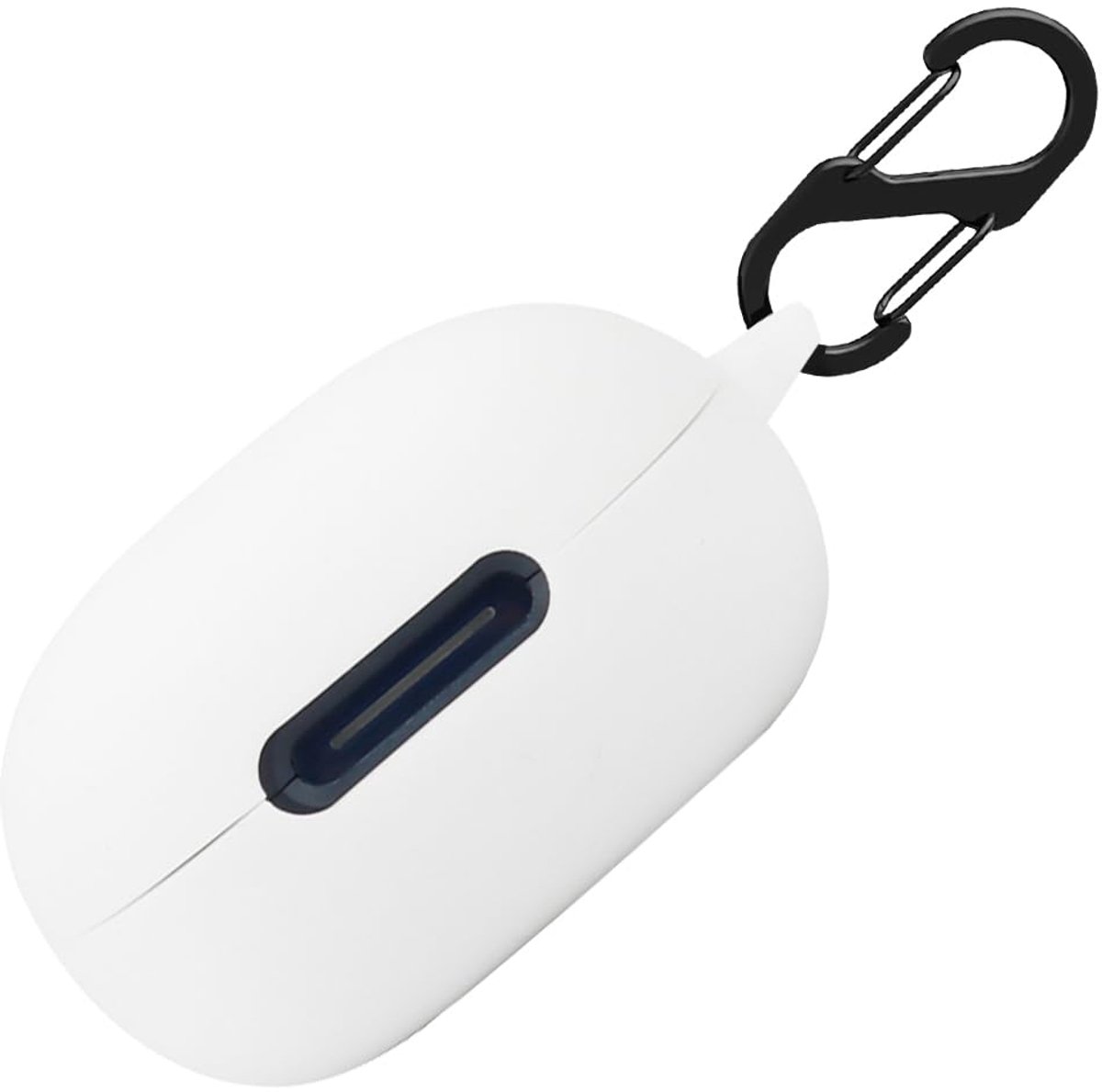 Silicone Case for Anker Soundcore C30i Case, Shockproof Protective Case and Skin Protective Case for Anker Soundcore C30i with Keychain (White)