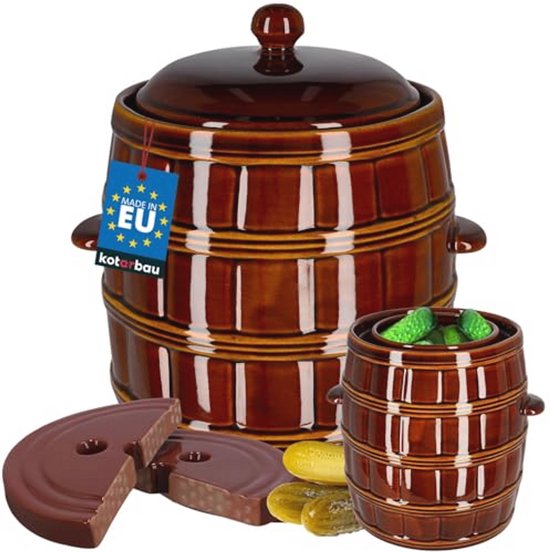 Pot met deksel Brechtje - Aardewerk - D.18 H.30cm Pot met deksel Brechtje - Aardewerk - D.18 H.30cm