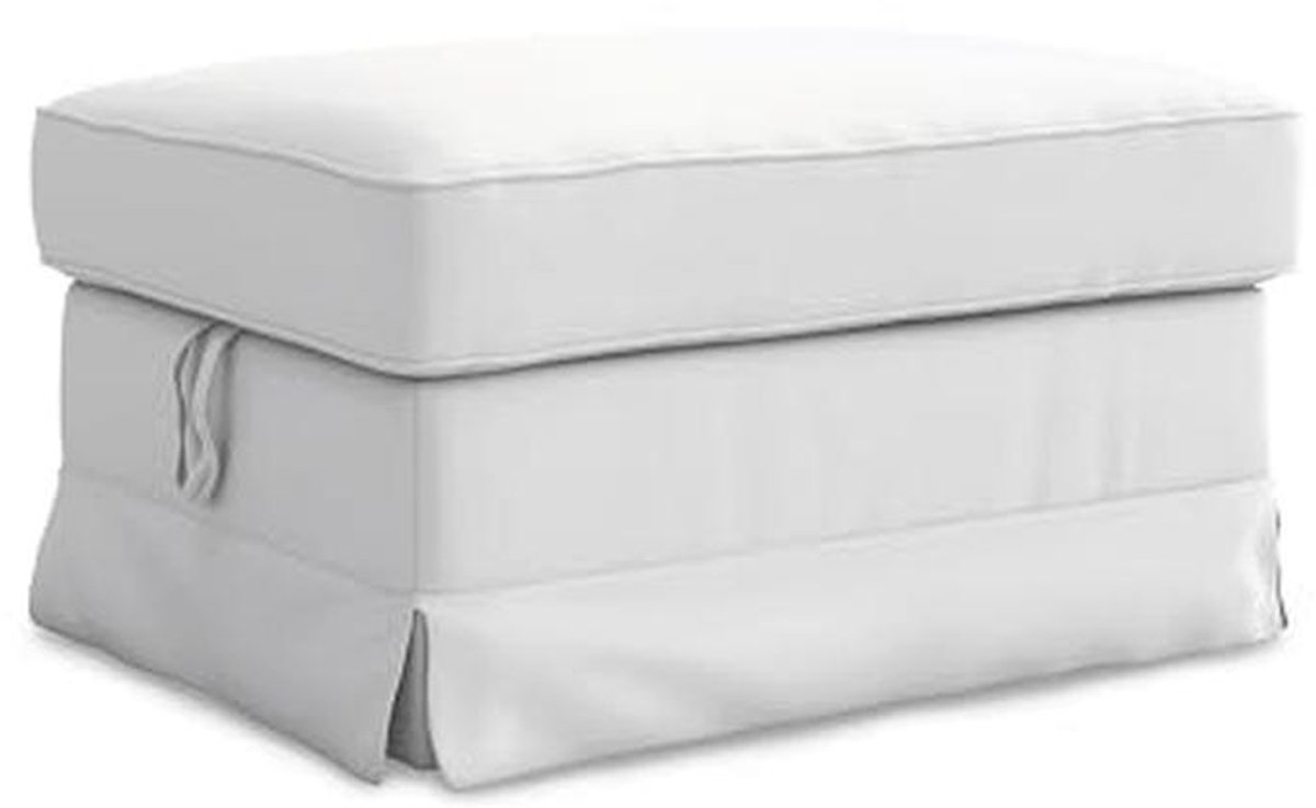 Vervangende Hoes voor Voetenbank - Compatibel met Ektorp - 82 x 62 x 44 cm - Koel Wit