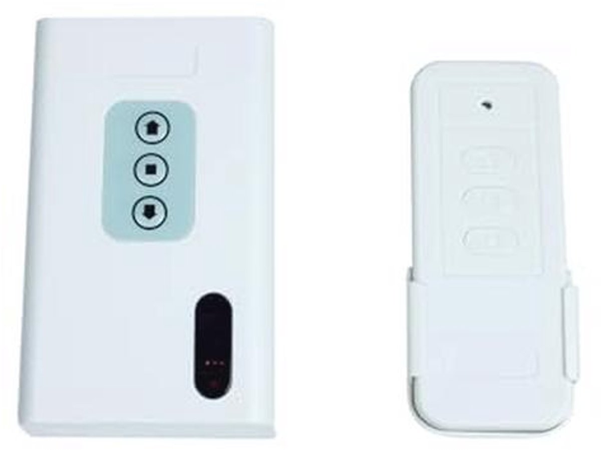 Infrarood set voor elektrisch projectiedoek - Wit