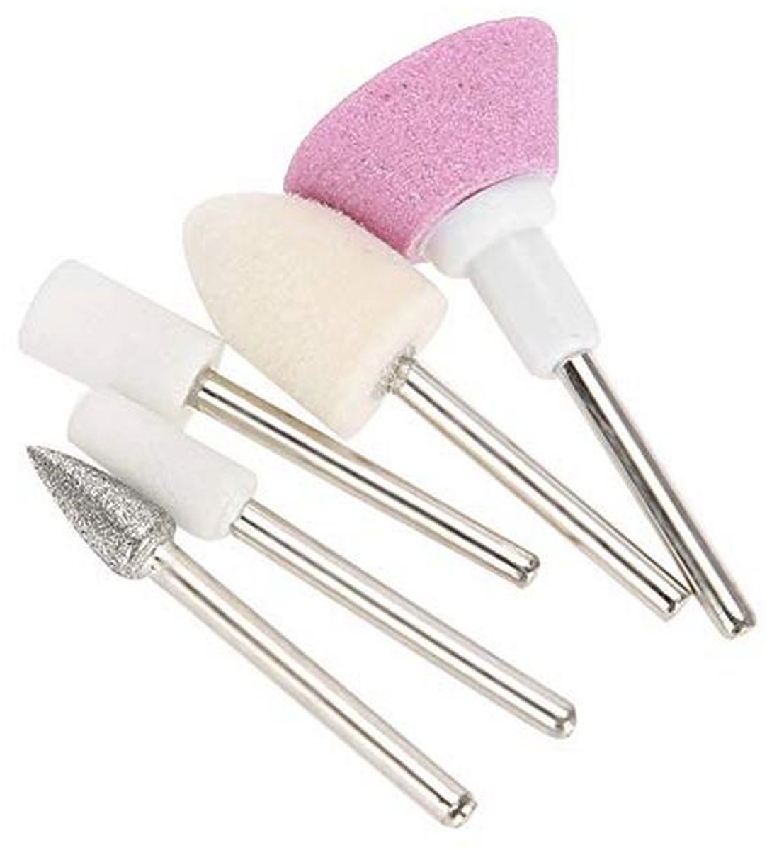 Set van 5 Professionele Nagelboren voor Manicure en Pedicure