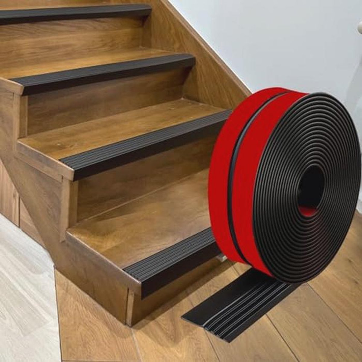 Antislip Traprandprofiel - Zelfklevende Traprandbescherming - Flexibele Silicone Rubber - 3 Meter