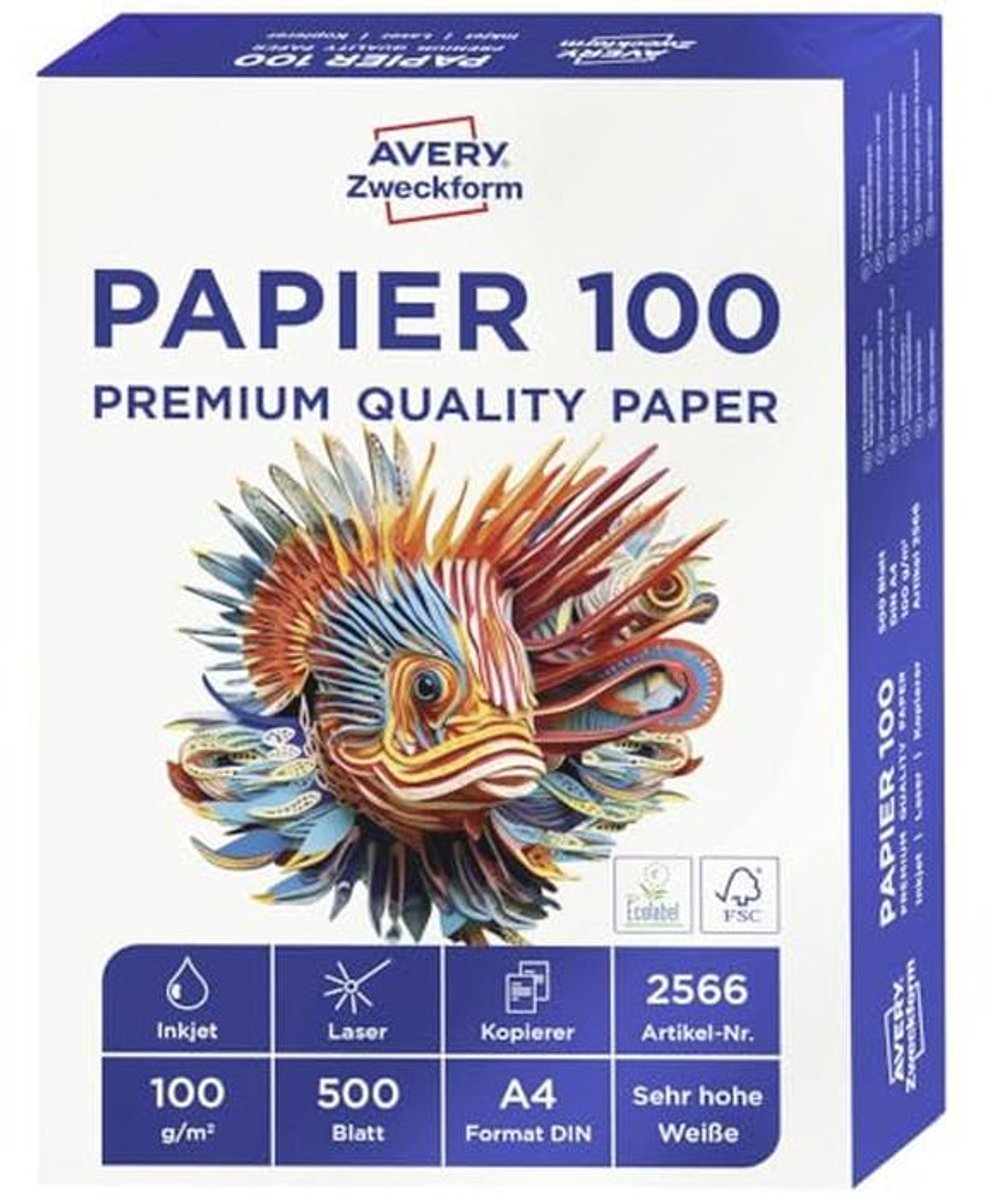 Hoogwaardig A4 Printerpapier - 500 Vel, 100g/m2 - Geschikt voor Alle Printers