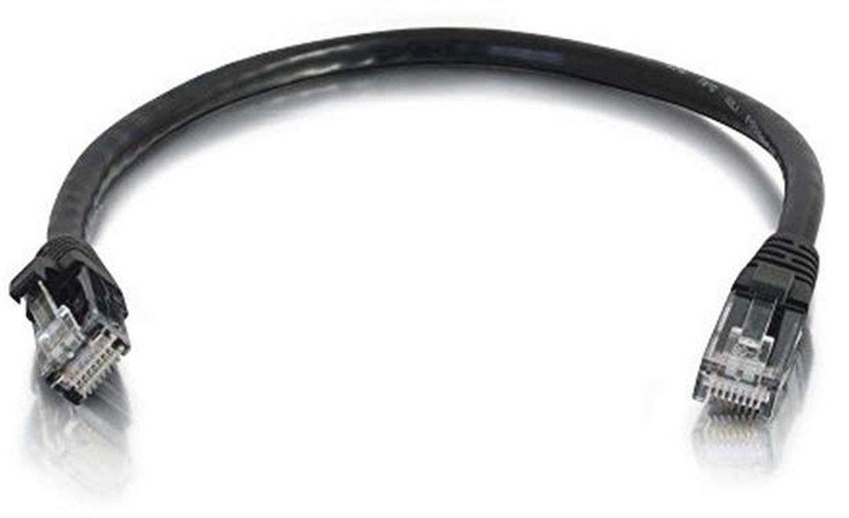 Cat5e 0,3m UTP Netwerk Patch Kabel - Zwart