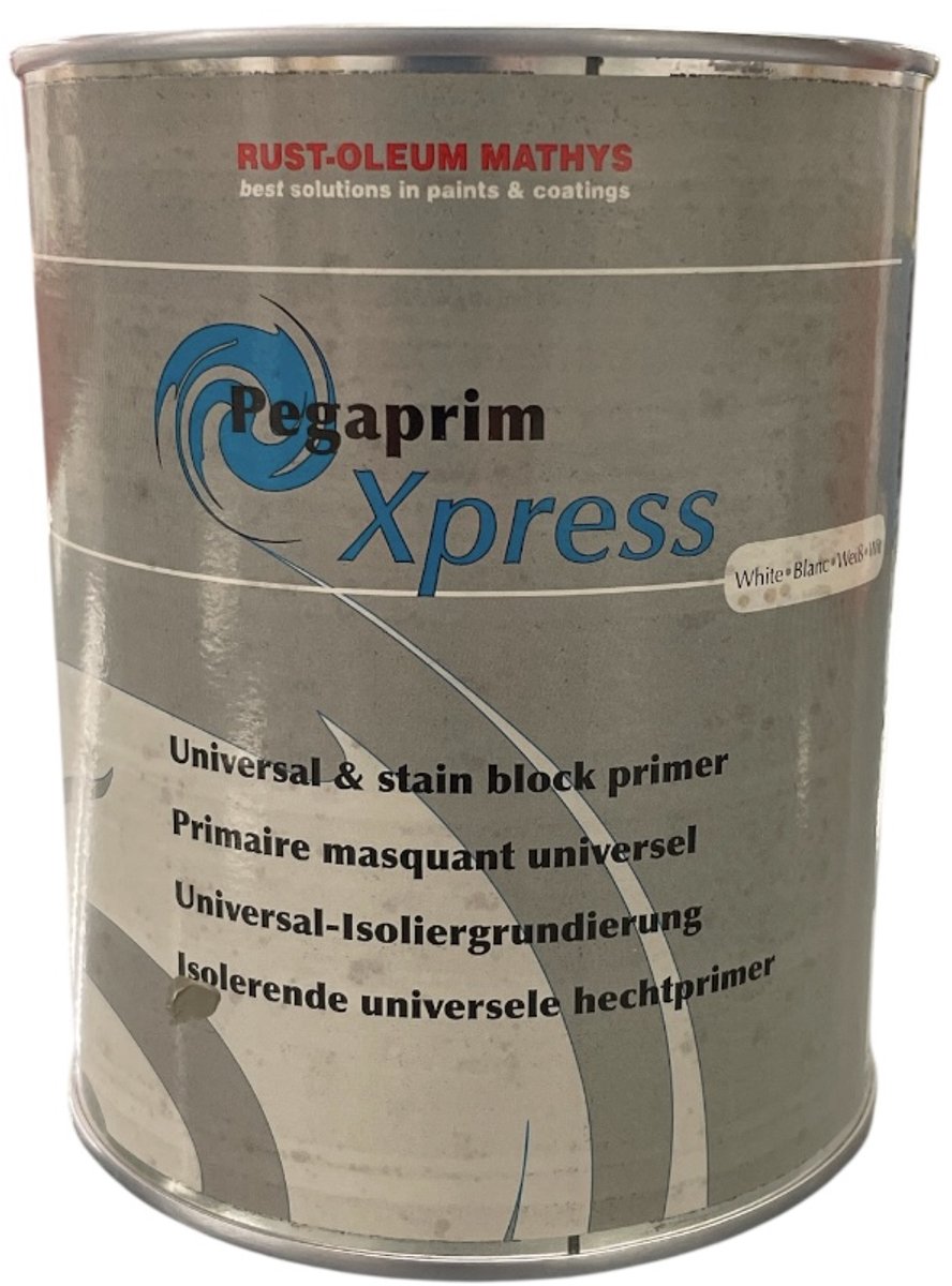 mathys pegaprim express - Isolerende en sneldrogende universele hechtprimer - wit - 1 ltr