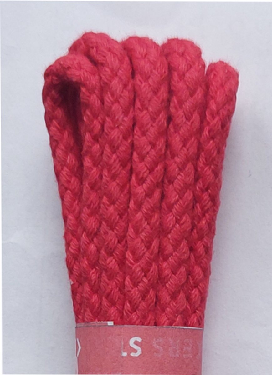 Strickers Veter - Rood - Rond - Koord Veters - Lengte 90 cm - Dikte 4 mm - Schoenveter