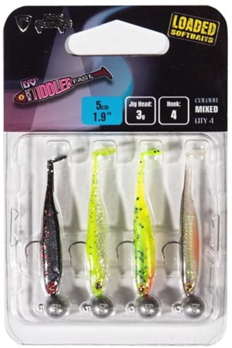 Micro Triddler Snel 5cm Geladen 3g - Kleurenset voor Visserij