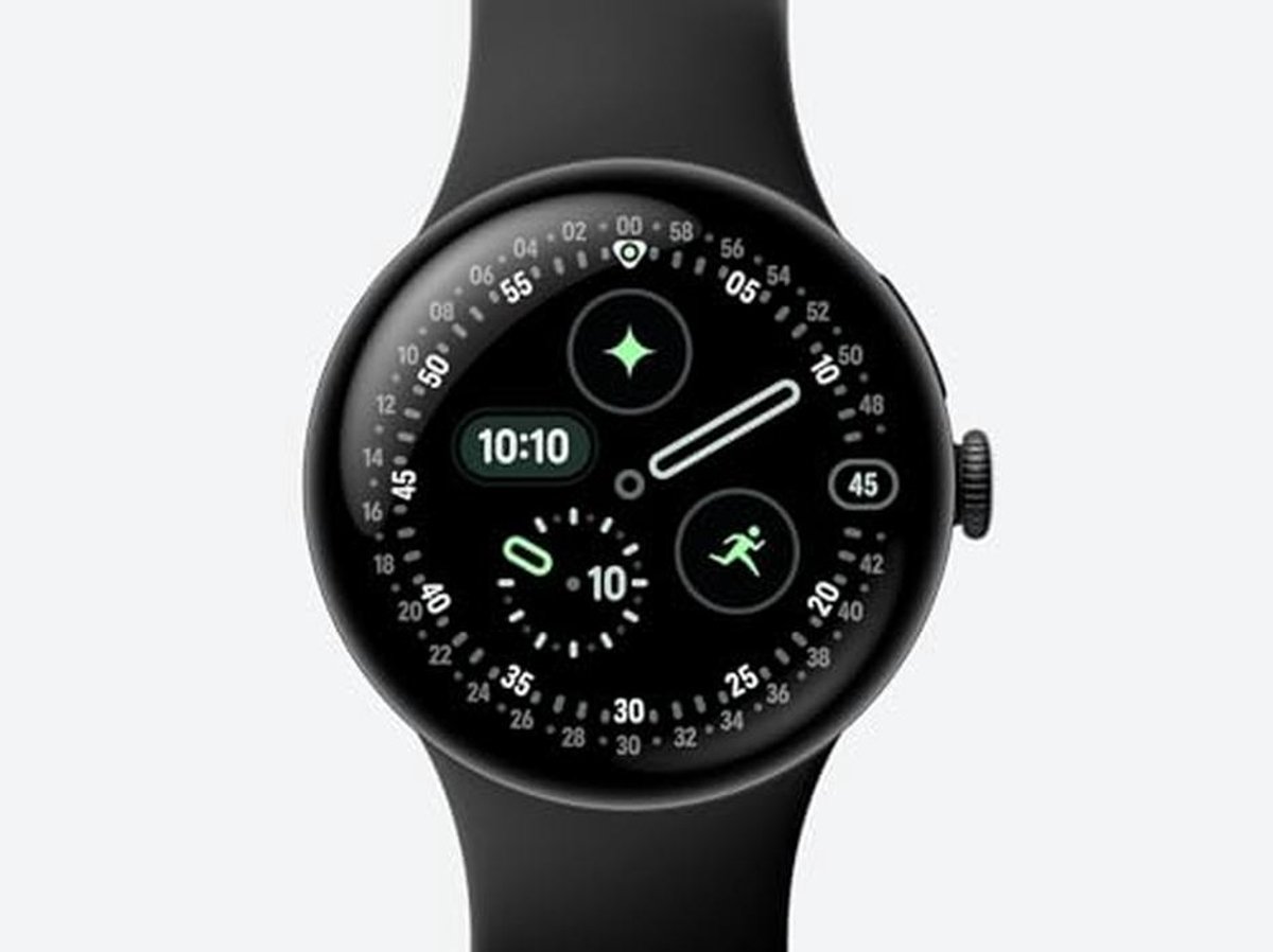 Smartwatch 41mm met Domed Display en Gezondheid & Fitness Tracking - Zwart