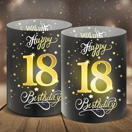 and - Set 6 bekertjes 'Happy new year' - Geen thema - NYE