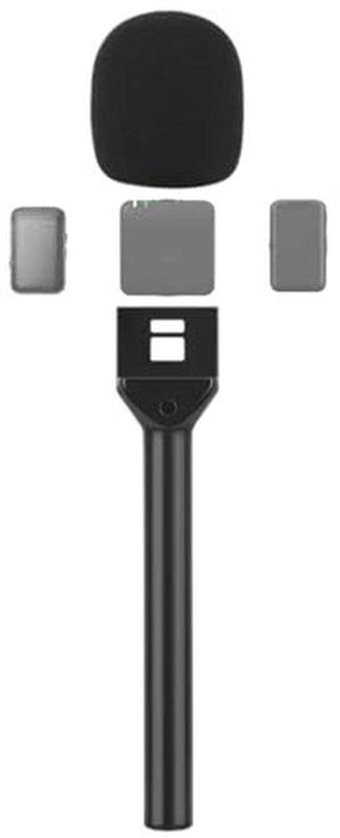 Compacte Interviewstandaard voor Vloggen en Podcasting - Microfoonhouder met 1/4 inch Schroefbevestiging