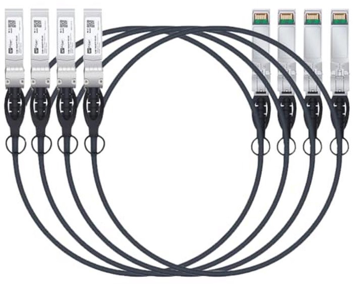 10Gb/s SFP+ DAC-kabel - 1 meter - Passief Twinax Koper Kabel voor Open Switches en NIC's