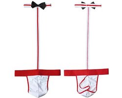 VemeFufu String voor heren, Borat mankini, sexy ondergoed, badpak, string, borot, lingerie, kostuum voor mannen, Halloween, kerstcadeau, eenheidsmaat