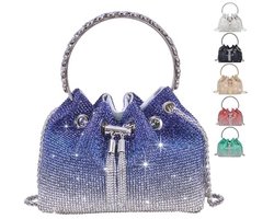 TOPALL Clutch glitter dames, zilveren avondtas, handtas, diamant tas, schoudertas, zilver, elegant met ritssluiting, strasssteentjes, clutches, portefeuille, schoudertas voor feest, vrije tijd, date