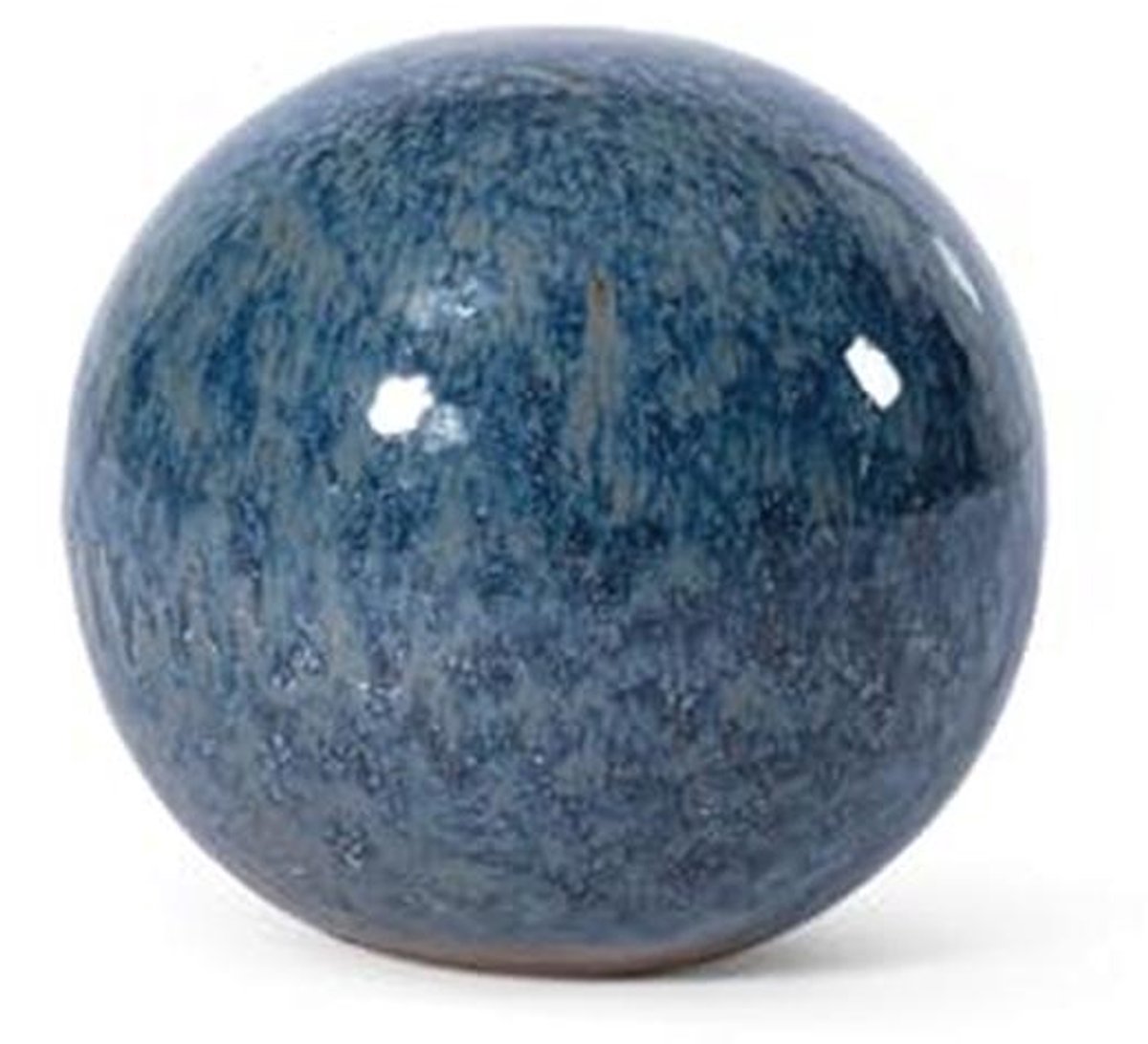 Decoratieve Tuinbol - Gevlochten Aardewerk in Blauw, Groen, Antraciet, Turquoise en Aqua - Vorstbestendig en Weerbestendig (28 cm)