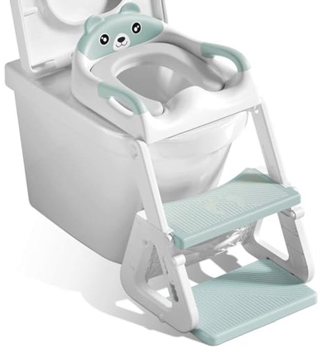 Kindertoiletbril met Trap en Antislip voor Zindelijkheidstraining