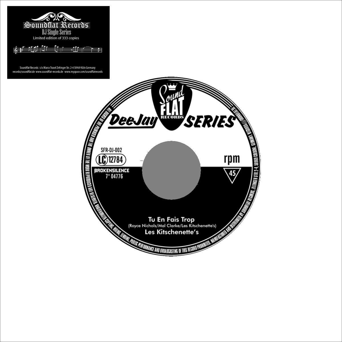 Les Kitschenette's - Tu En Fais Trop (7" Single)