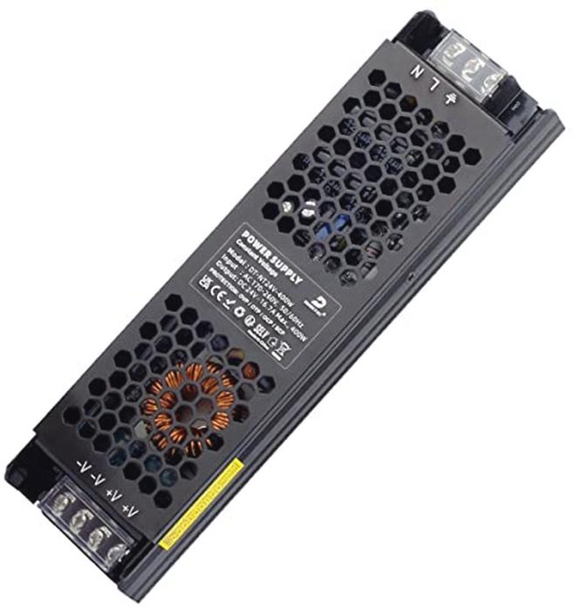 LED Transformator 400W 24V voor LED Lichtstrips en Lampen