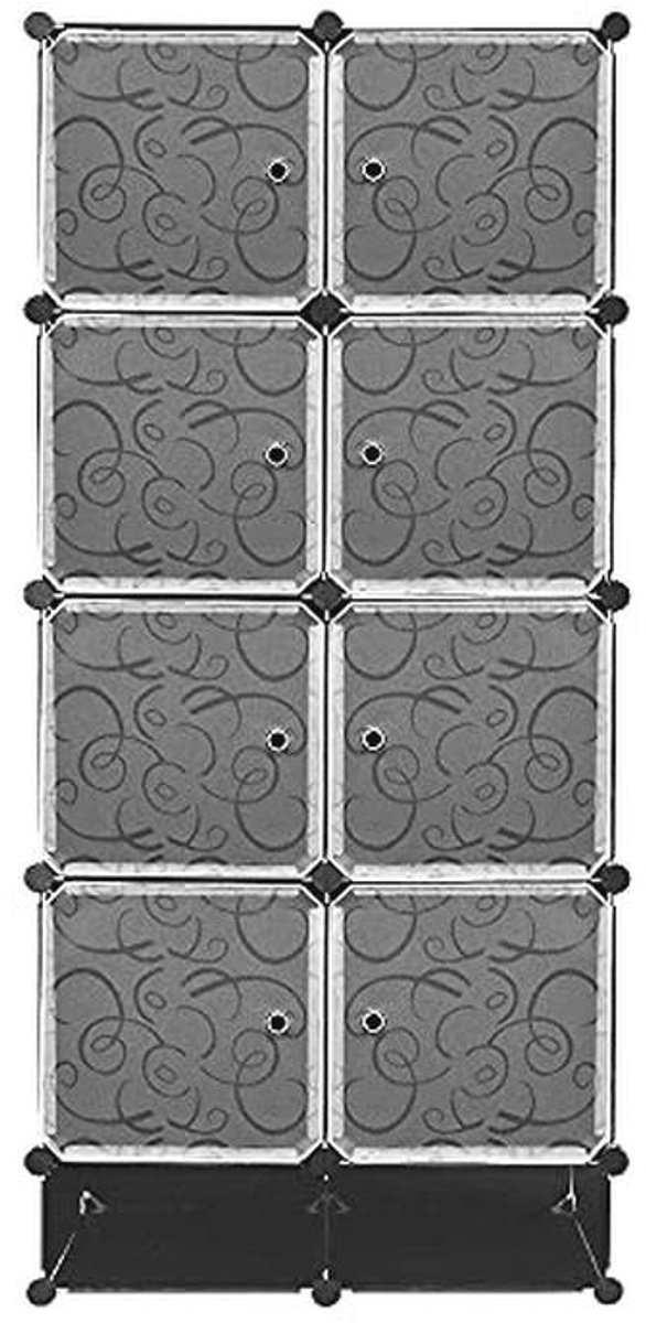 Modulaire 8-Kubussen OpbergOrganizer voor Slaapkamer, Kantoor en Woonkamer