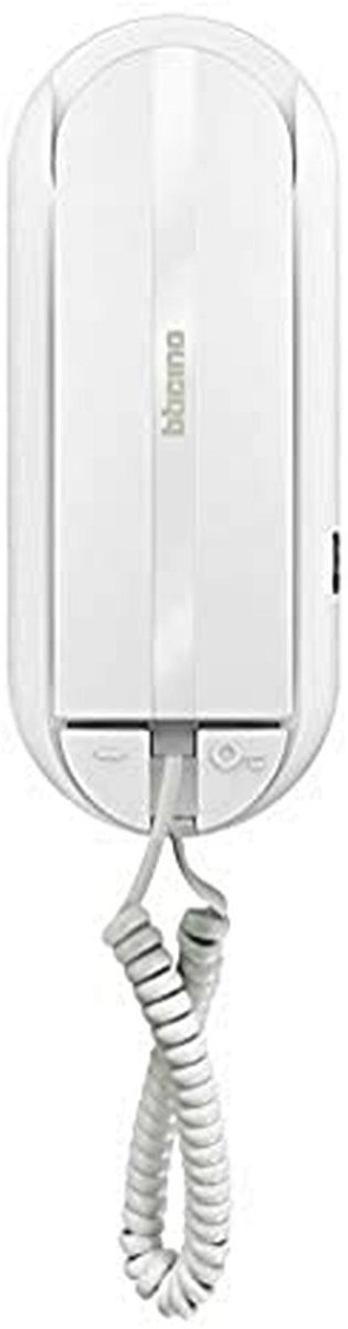 Intercom met 2 draden en pianooproep - wit
