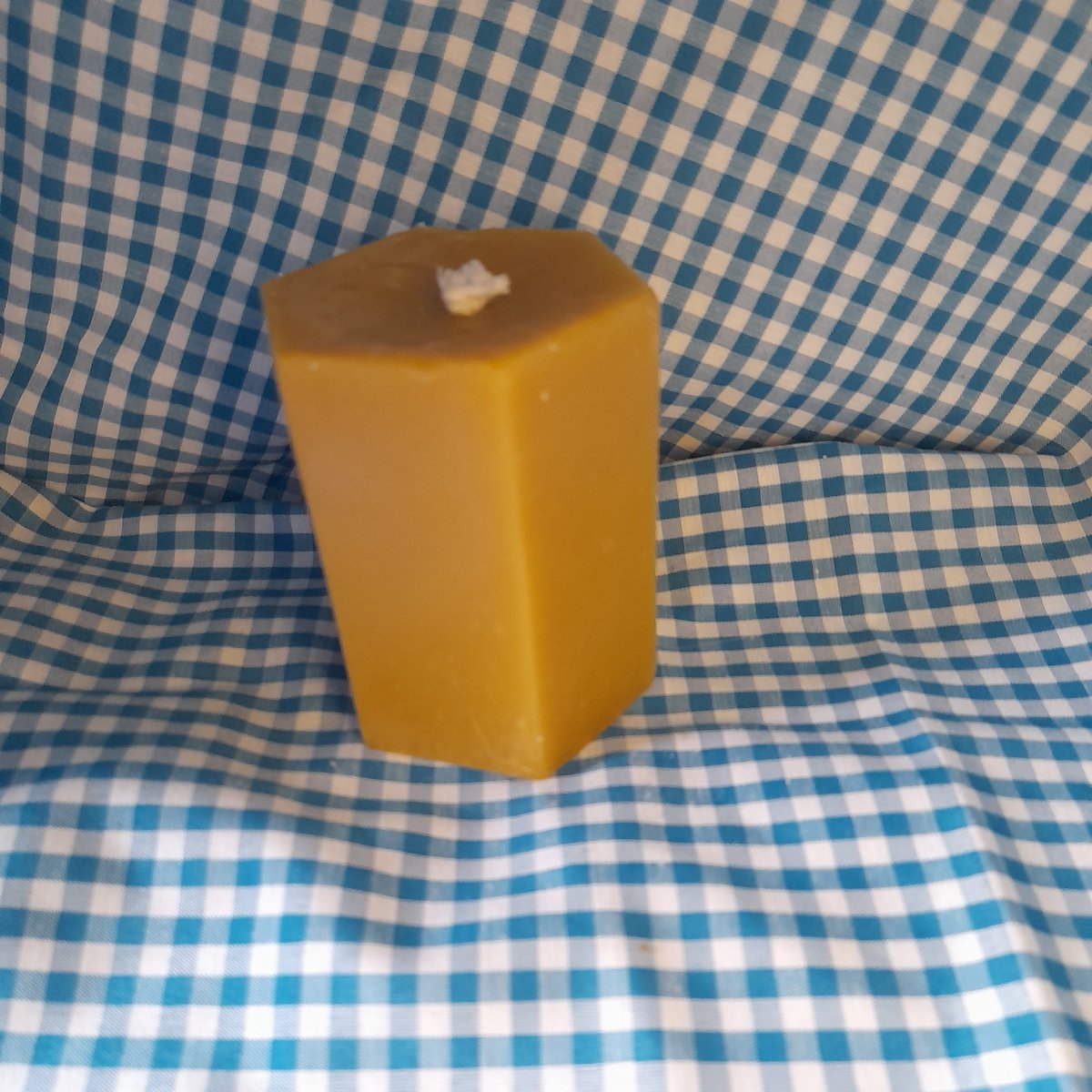 Bijenwas kaars, Hexagon groot