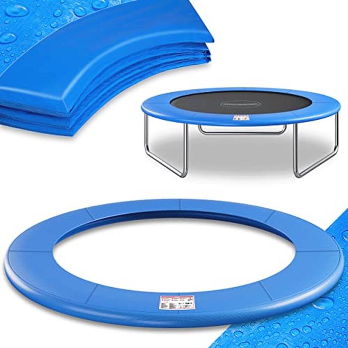 Randafdekking voor trampoline Ø 183-427 cm met 30 cm breedte - UV-bestendig en scheurvast