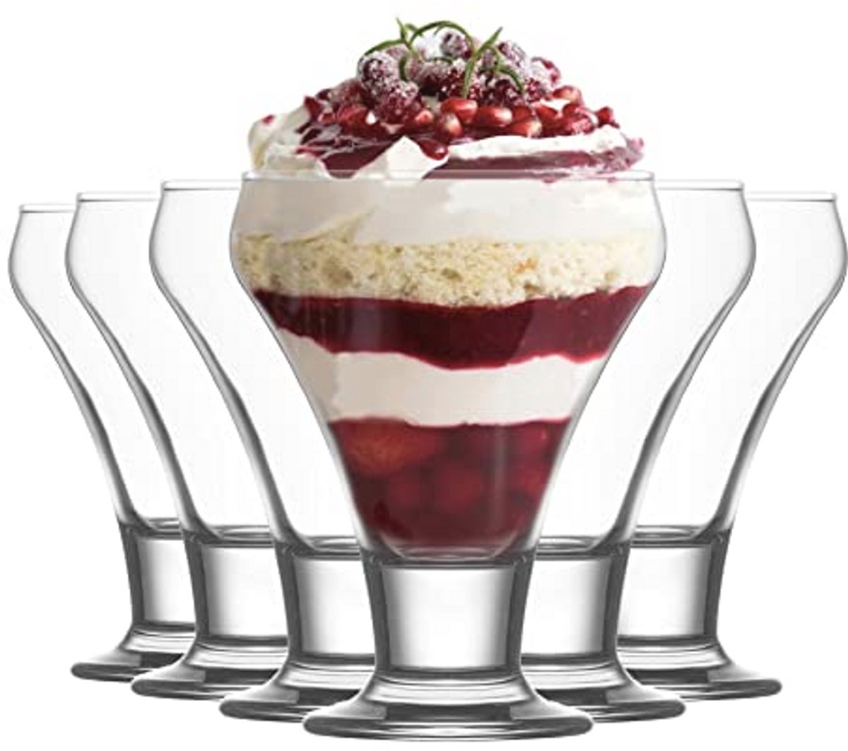 6 ijscoupes - Perfect voor het serveren van ijs