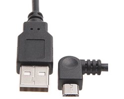 Right Angle Micro USB Cable for Charging and Syncing, Compatible with TomTom GO 40/50/500/5000/5100/600 GPS Navigation System, 1m Cord