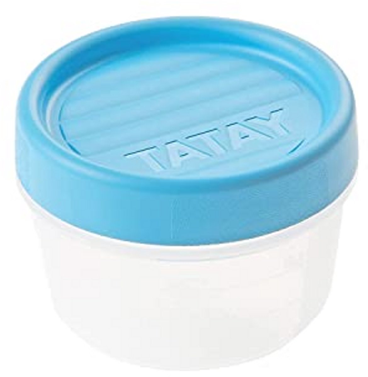 Luchtdichte Voedselopslag met Schroefdop - Capaciteit 0.2L, BPA-vrij, Magnetron- en Vaatwasmachinebestendig - Blauw