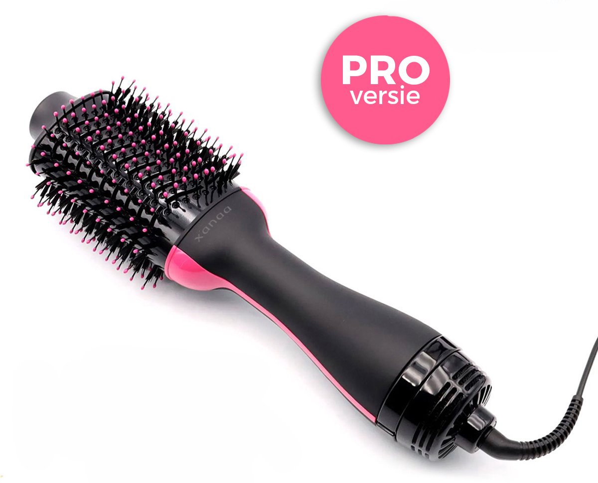 Professionele Fohnborstel voor drogen, stijlen en krullen - Extra Volume Warmteborstel - 4 in 1 Multistyler - Airstyler - Krulborstel
