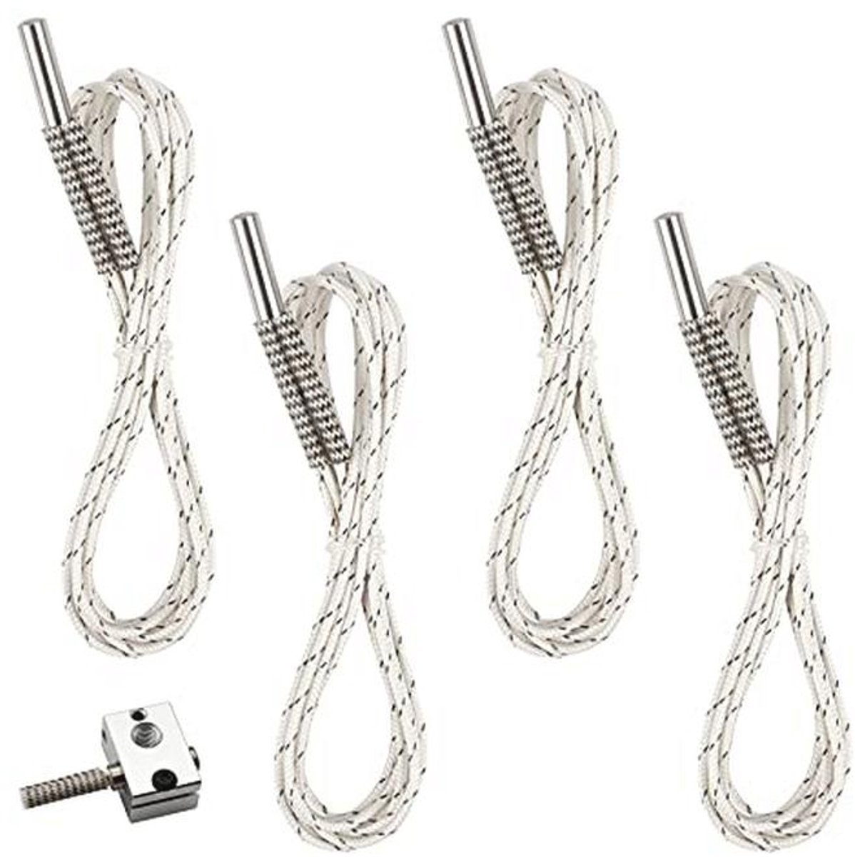 Verwarmingsbuizen voor 3D-printers - 4 stuks, 1m, 24V, 50W