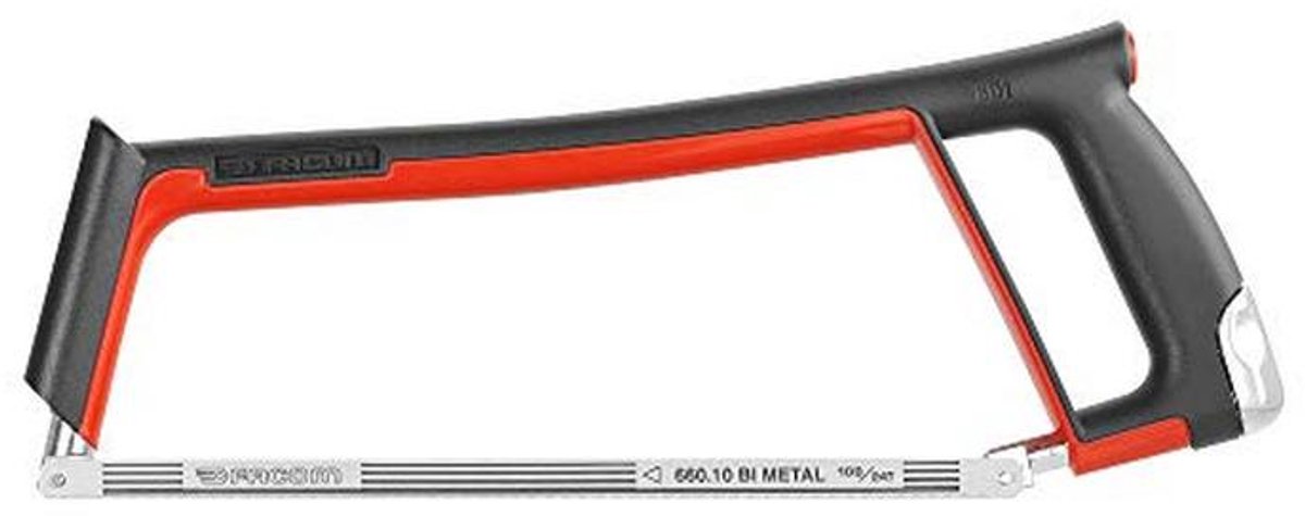 Compact metalen gebogen gereedschap in rood en zwart voor precisiewerk