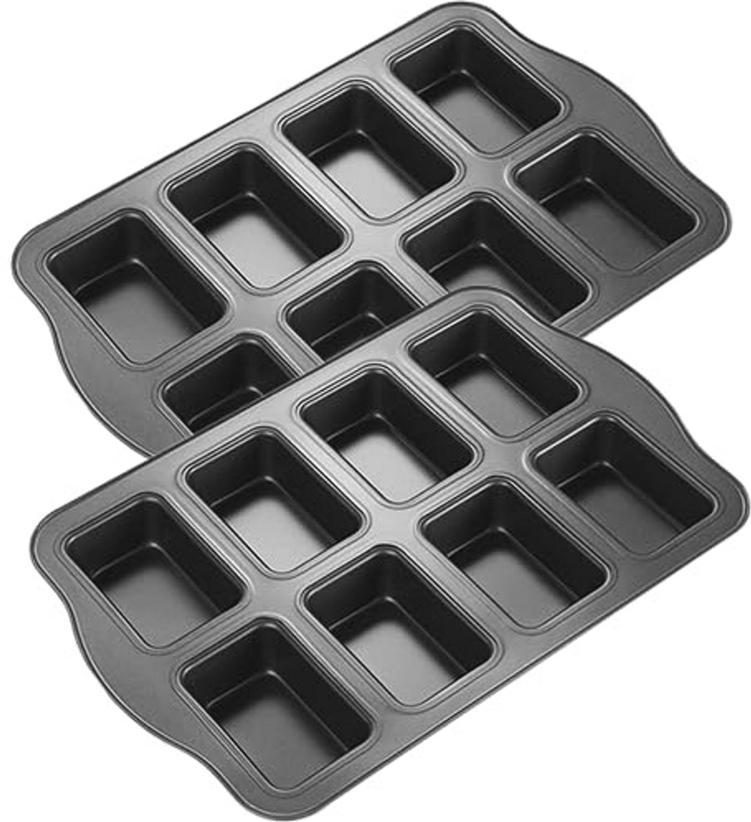 Bakvormen voor Brownies en Muffins - 2 Stuks, Ideaal voor Cake, Brood en Desserts