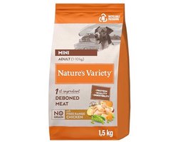 Droogvoer voor volwassen honden van kleine rassen - graanvrij met kip - 1,5 kg
