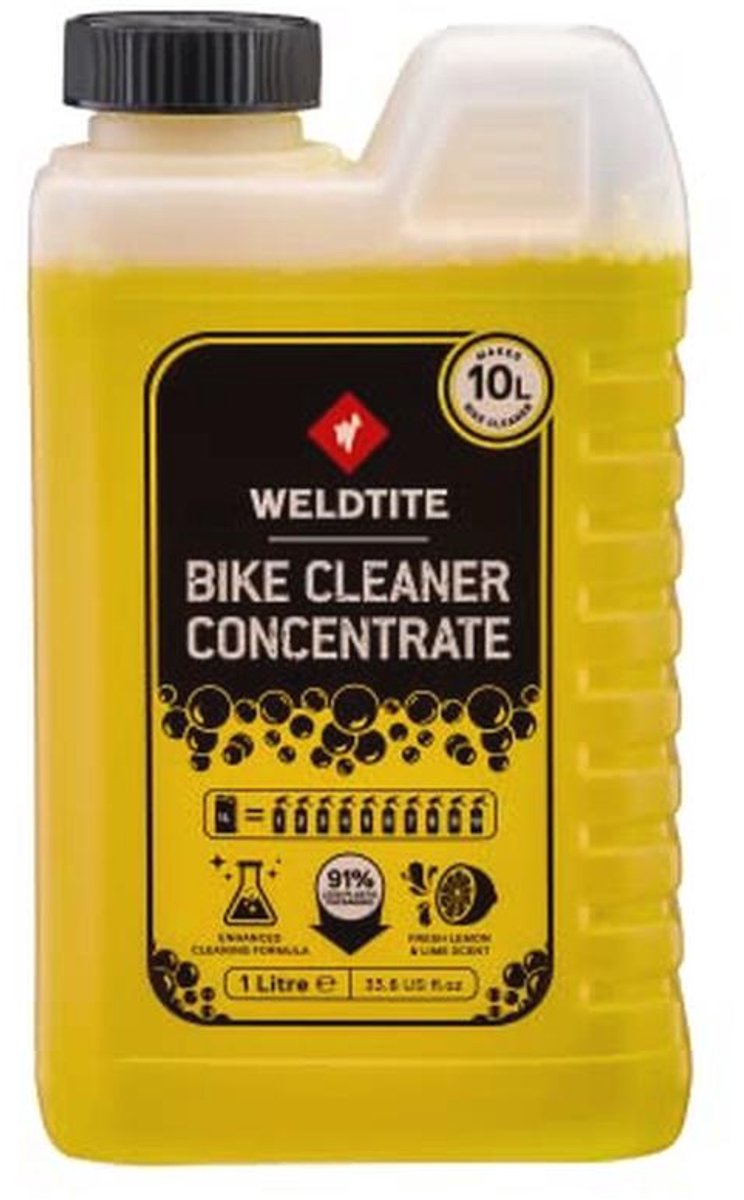 Krachtige Citroen Fietsreiniger Concentrate - Biologisch Afbreekbare Oplossing voor Schone Fietsen, 1 Liter
