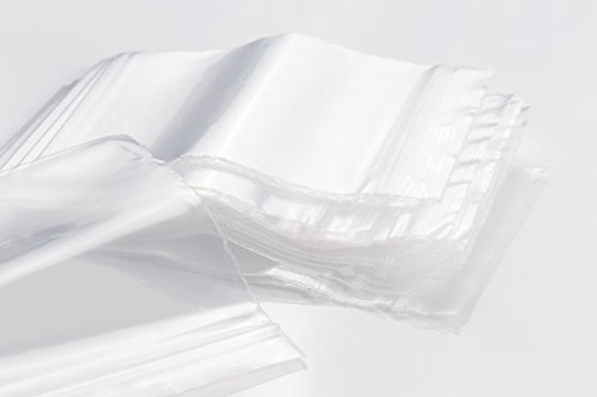 Transparante ritszakken - 1000 stuks - 50 micron - Maten naar keuze