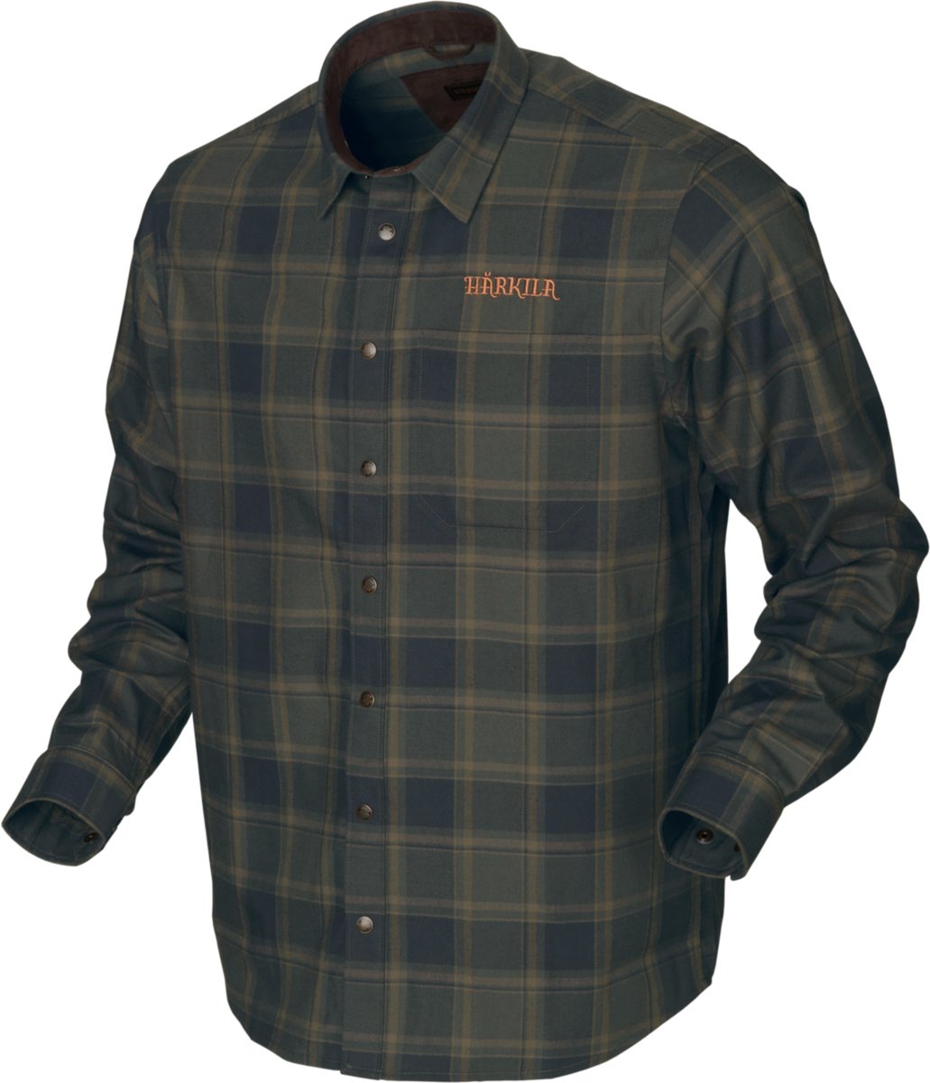 Metso Active shirt Willow green check